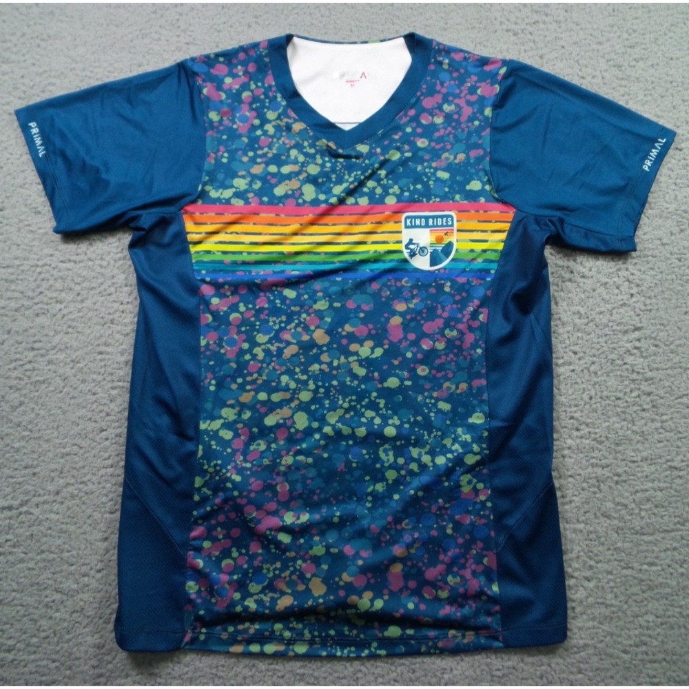 Primal Wear Jersey Womens Size M Pullover‎ Kind Ride Cycles Short Sleeve Top MTB